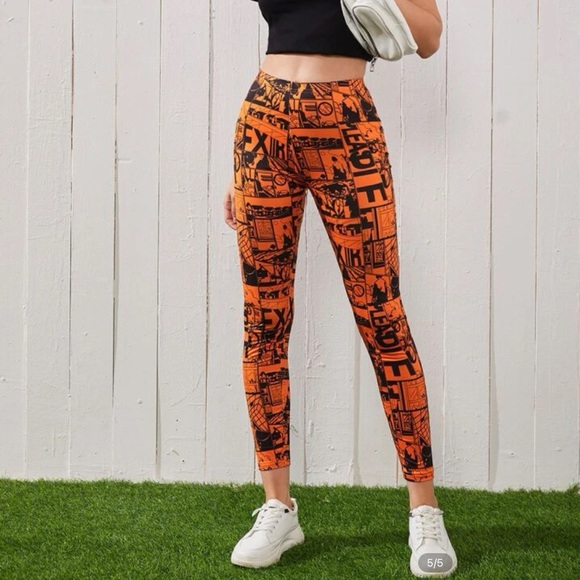 Pop Art Print Legging - Picture 2 of 2